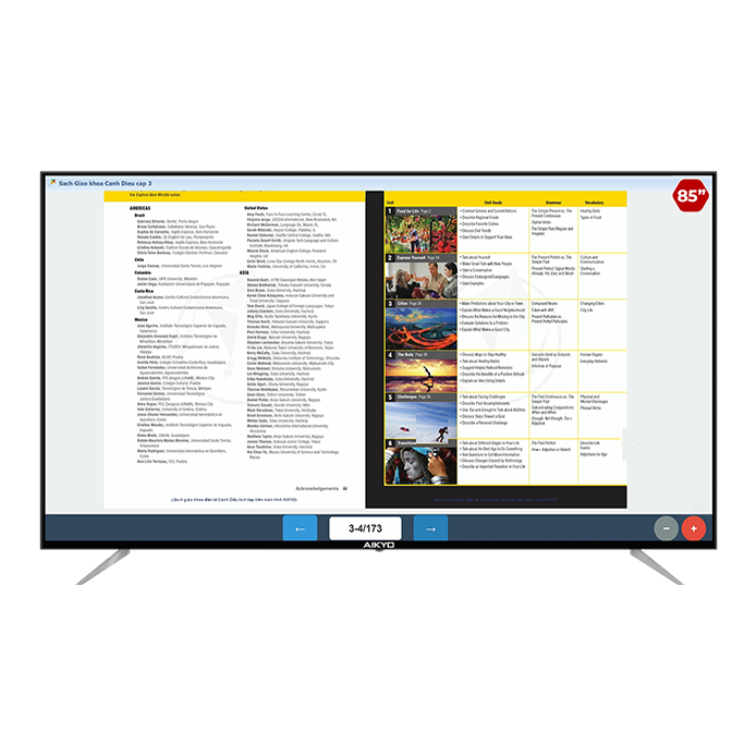 Màn hình hiển thị chuyên dụng Aikyo ASD-SE85UHD